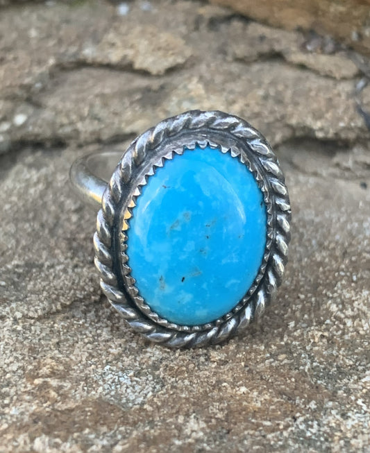 Sterling Silver Kingsman Turquoise Ring – Boho Jewelry
